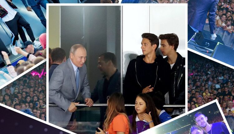 Молодые исполнители ЮрКисс и ВладиМир выступили в Сочи перед президентом России -Владимиром Путиным
